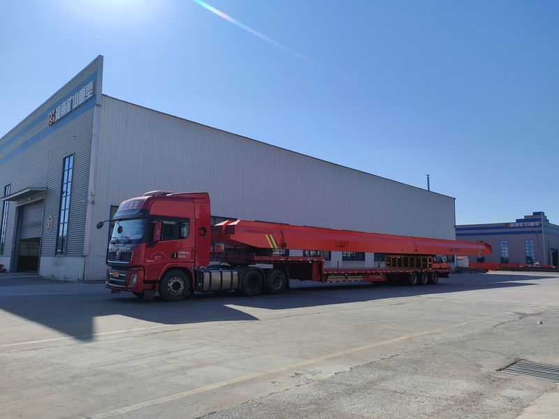 電動單梁起重機  2臺 LD3t—26.85m 制作完成，發(fā)往江蘇交付客戶使用