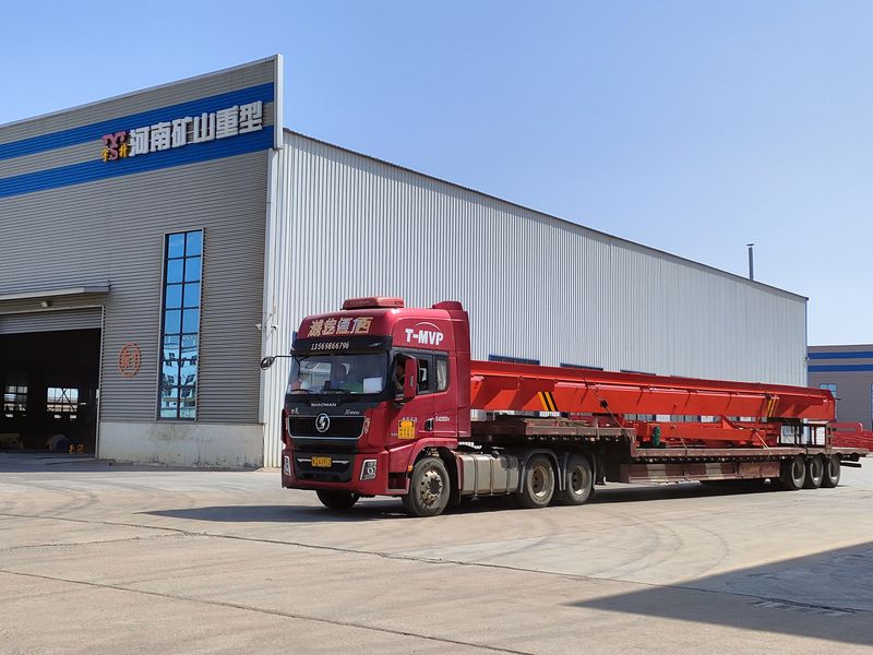 電動葫蘆門式起重機  MHxh10t—14m 外懸3.5/1.5m 制作完成，發(fā)往青海交付客戶使用