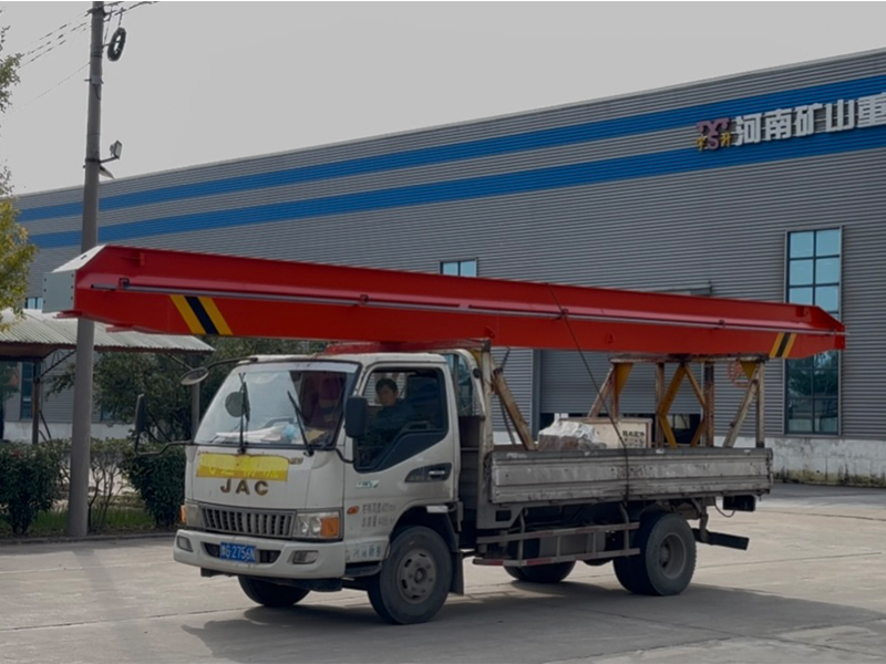 電動(dòng)單梁起重機(jī) LD5t-10.5m 制作完成  裝車發(fā)出